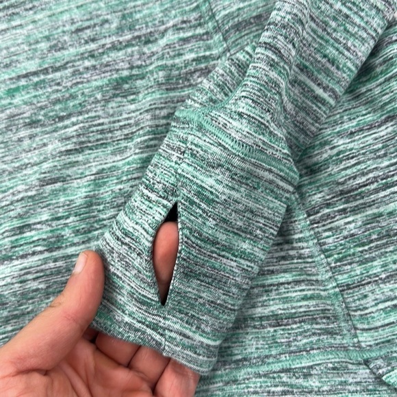 Lululemon Runderful Long Sleeve Space Dye Camo Forage Teal Black / Black - Picture 4 of 6